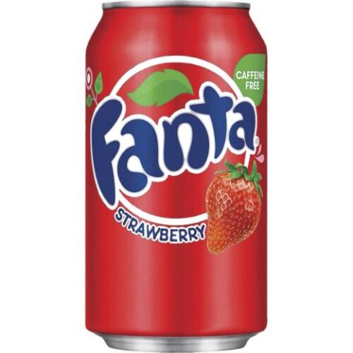 American Fanta Strawberry Soda Cans