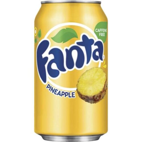 American Fanta Pineapple Soda Cans