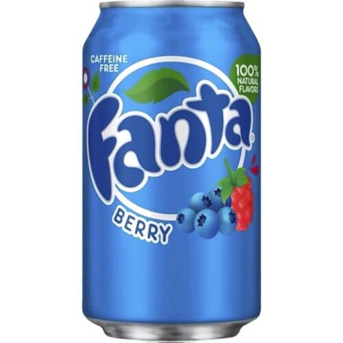 American Fanta Berry Soda Cans