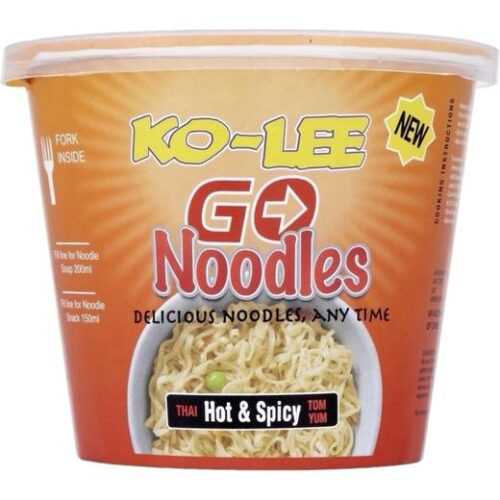 Kolee Go Noodles Cups Hot & Spicy Tray (Kogc04-Bo)