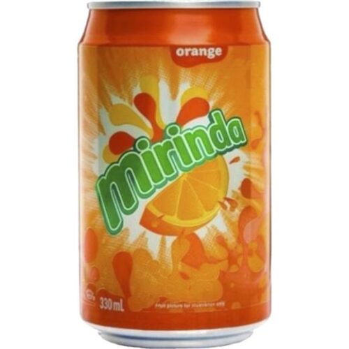 Mirinda Orange Cans