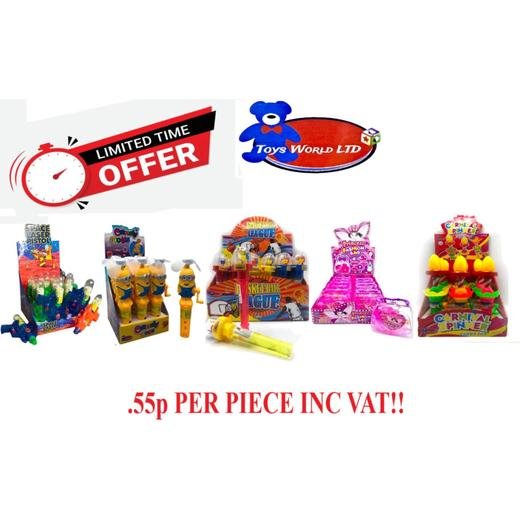 Comp 2 (Space Laser Pistol/Minion Fan/Basketball League/Princess Fashion Bag/Carnival Spinner)