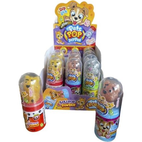 Johnybee Pets Pop Dipper Lollipop & Powder  (1-2-25 Expired Clearence)