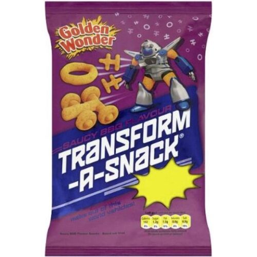 Golden Wonder Transform A Snack Saucy Bbq Flavour(810772) 50P P/M