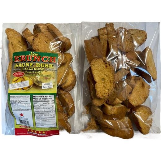 New Krunch Saunf Toast Rusk - Lancashire Suppliers Ltd