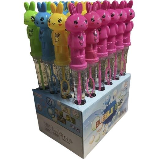 Bunny Colourful Bubbles Stick
