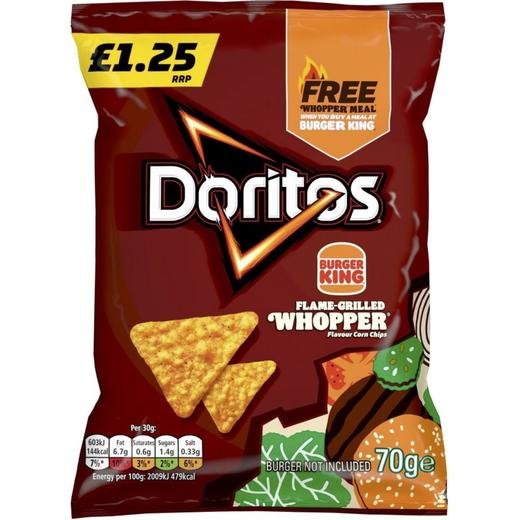 Walkers Doritos Flame Grilled Whopper £1.25 P/M (6329)