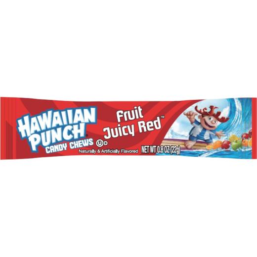 Hawaiian Punch Candy Chews Fruit Juicy Red Bars