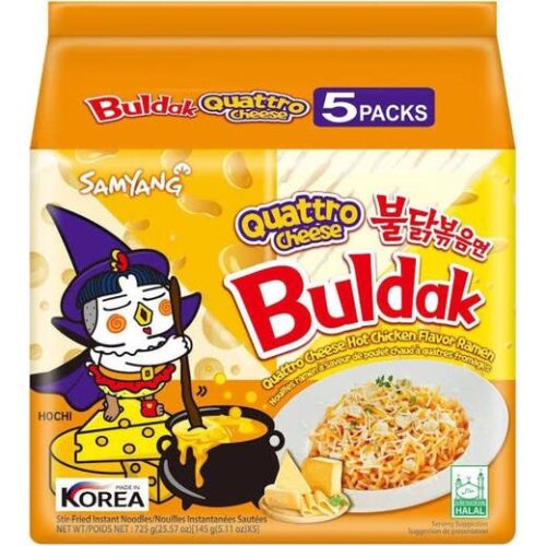 Samyang Buldak Quattro Cheese Hot Chicken Flavour Ramen