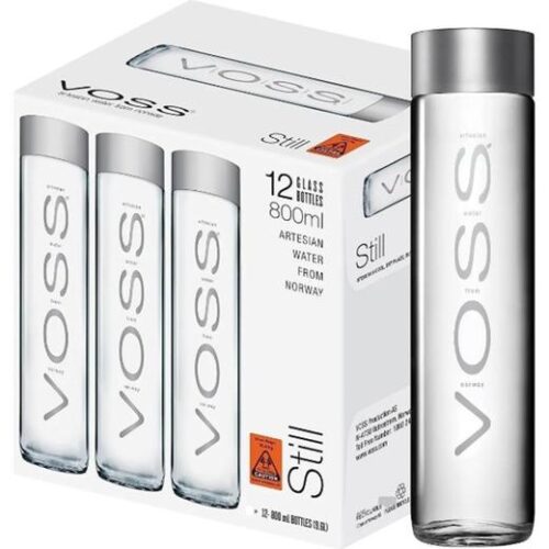 Voss Still Water Glass Bottle