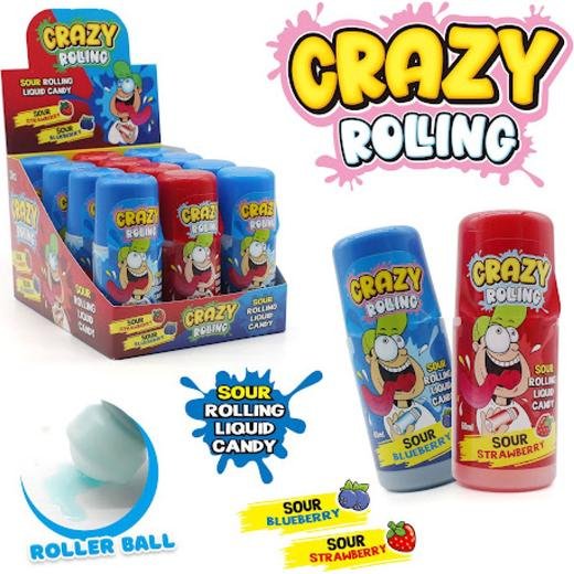Crazy Rolling Sour Rolling Liquid Candy (2Flavours)