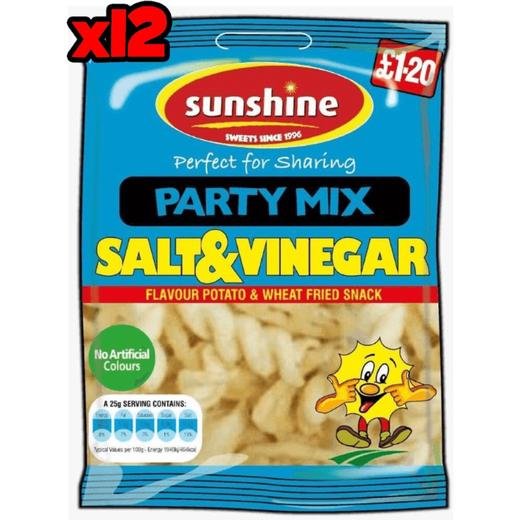 Sunshine Salt & Vinegar Party Mix Crisps £1.20 P/M