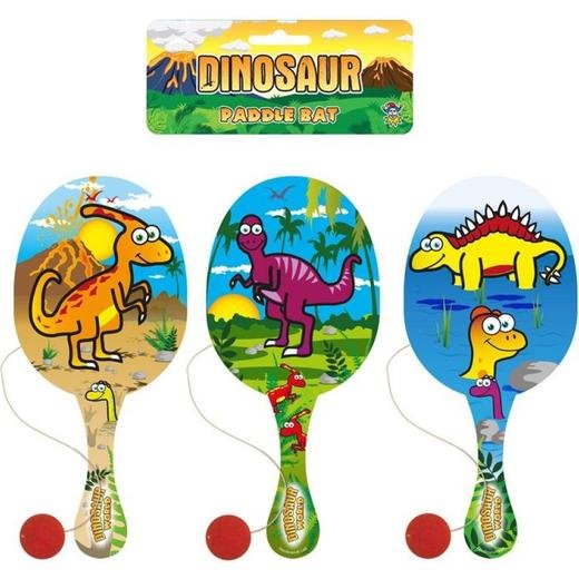 Henbrandt Dinosaur World Paddle Bat Wooden Bat (T41134)