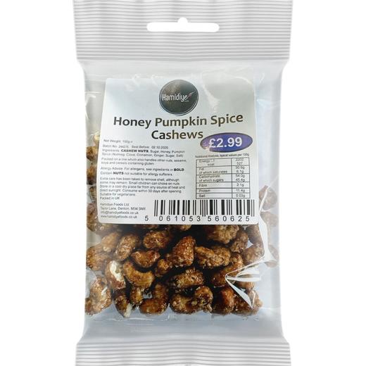 Hamidiye Honey Pumpkin Spice Cashews(12447) £2.99 P/M