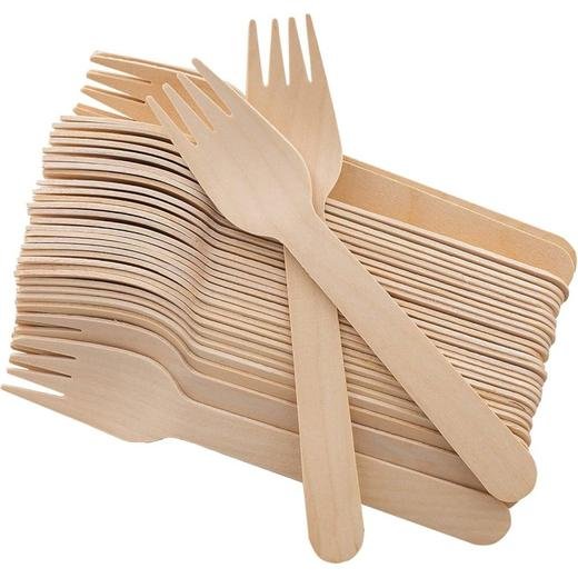 Delight Wooden Eco Forks (34936)
