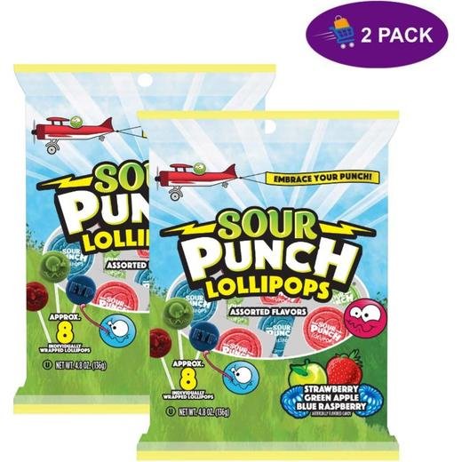 Sour Punch Pops Bags (75361)(112860)