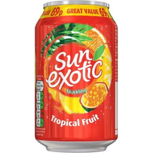 Sun Exotic Tropical Fruit Cans(1477506) .69P P/M