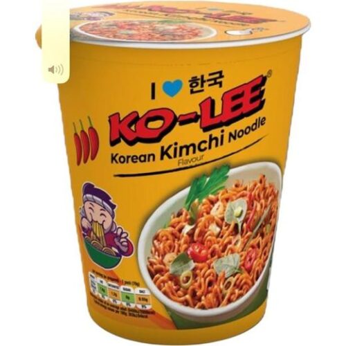 Kolee Korean Kimchi Noodle Flavour Cups(Kkck-Bo)