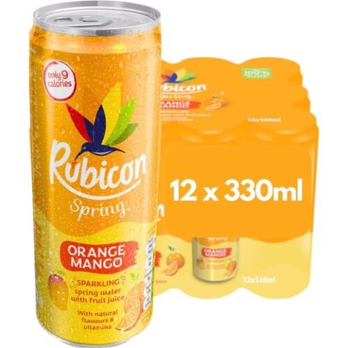Rubicon Spring Orange Mango Raspberry Sparkling Cans (1127101)
