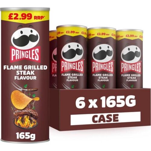 Pringles Flame Grilled Steak Flavour £2.99 P/M (823192)