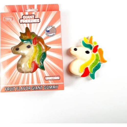 American Giant Freezies Giant Gummy Unicorn (18Oreoso)