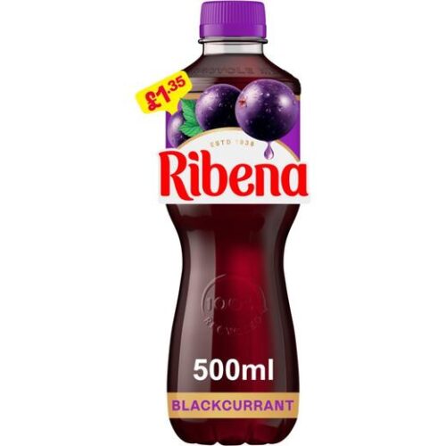 Ribena Blackcurrant Bottle(826005) £1.35 P/M