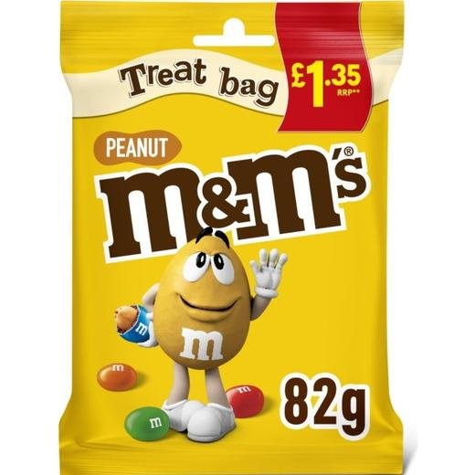 M&M Minis Bags Yellow Box(823657) £1.35 P/M