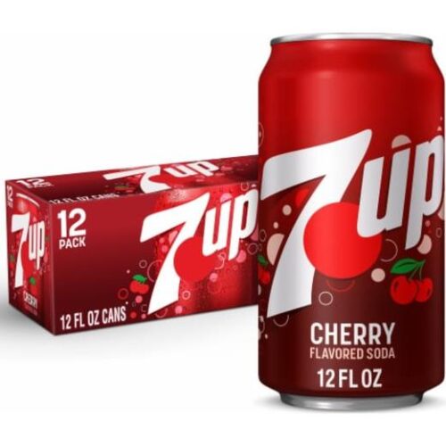 American 7Up Cherry Flavoured Drink Cans(197Up)