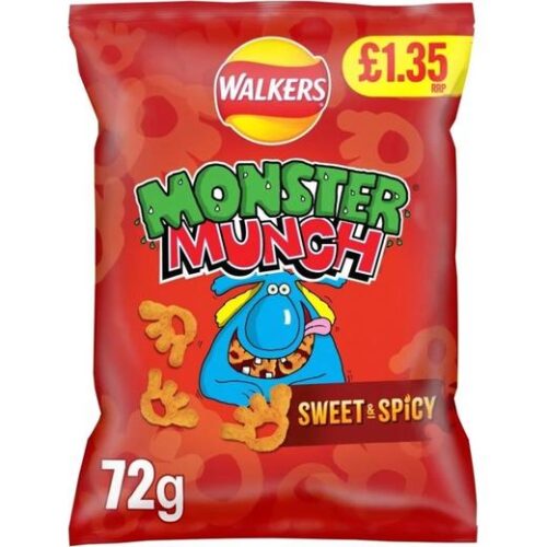 Walkers Monster Munch Sweet & Spicy £1.35P/M (300050628)
