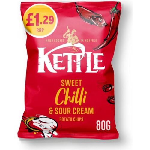 Kettle  Sweet Chilli & Sour Cream Potato Chips (803102) £1.29 P/M