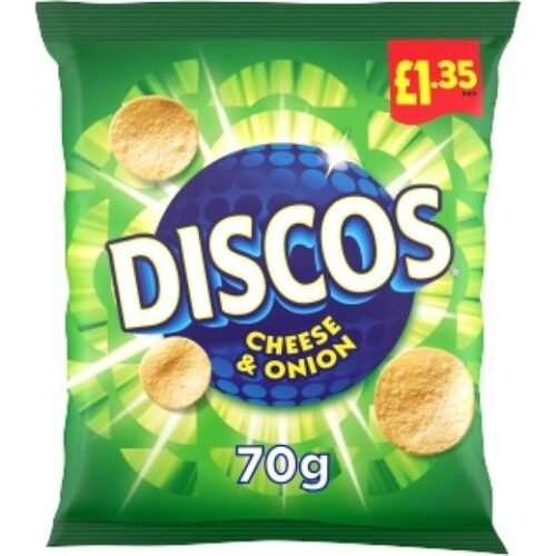 Discos Cheese & Onion Flav £1.35 P/M (827535)