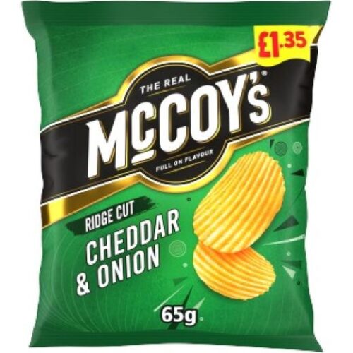 The Real Mccoys Cheddar & Onion £1.35 P/M (827499)