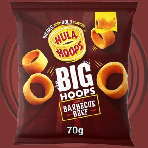 Hula Hoops Big Hoops Bbq Beef (703016)(827539) £1.35 Rrp