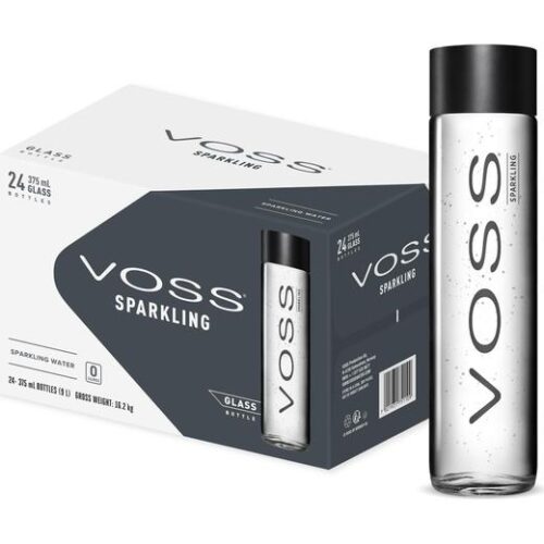 Voss Water Sparkling Glass Bottle