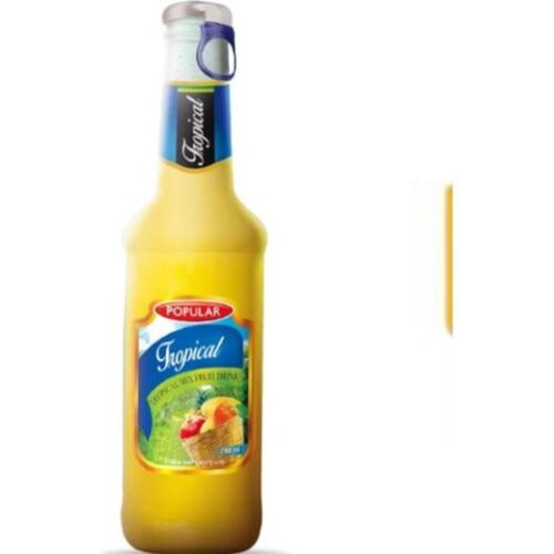 Popular Ka Maza Tropical Mix Fruit Juice Drink Glass Bottle