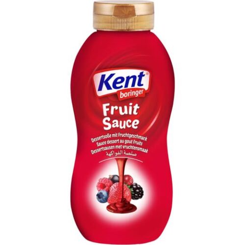 (Kn6) Kent Boringer Fruit Topping Sauce Bottles