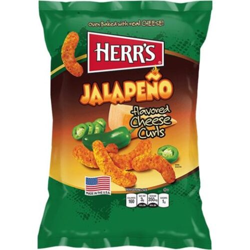 American Herrs 6Oz Jalapeno Flavored Cheese Curls