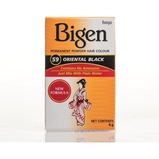 Bigen Permanent Powder Hair Colour Oriental Black (6705)
