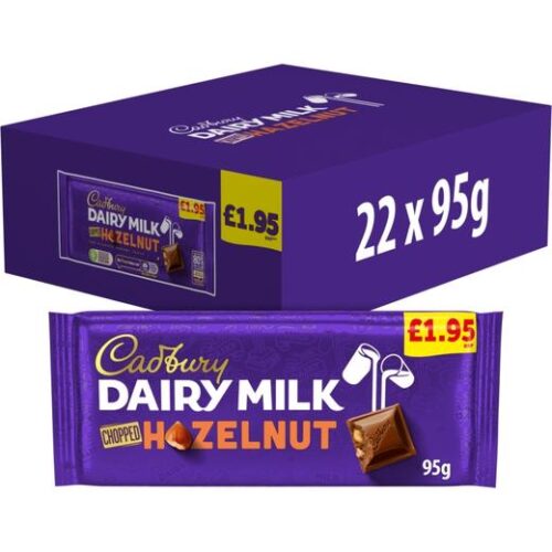 Cadbury Dairy Milk Chopped Hazelnut £1.95 P/M (828197)