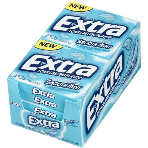 American Wrigleys Extra Smooth Mint Chewing Gum
