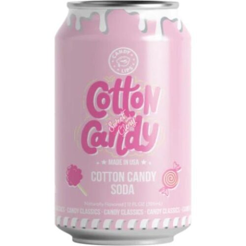 American Candy Lips Cotton Candy Soda Cans 355Ml