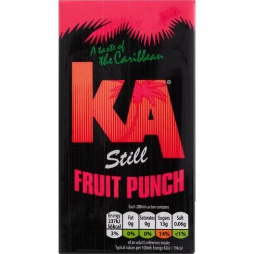 Ka Still Fruit Punch Carton (2853411) .79P  P/M