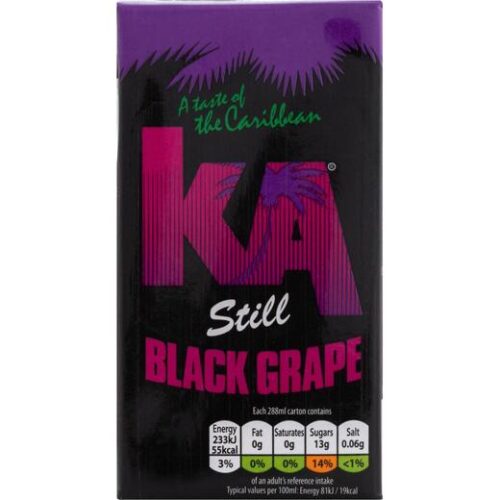 Ka Still Black Grape Carton (2854411) 0.79P P/M