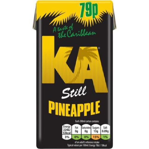 Ka Still Pineapple Carton (2854611) 0.79P P/M