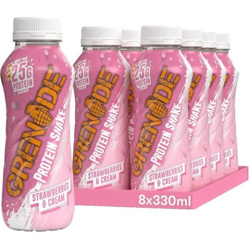 Grenade Protein Shake Strawberry & Cream Bottle