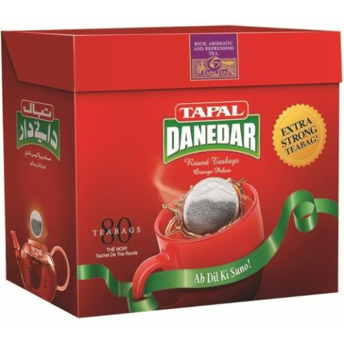 Tapal Danedar Round Teabags(80 Teabags)