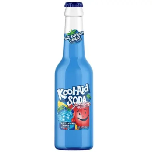 American Kool Aid Soda Blue Raspberry Bottle