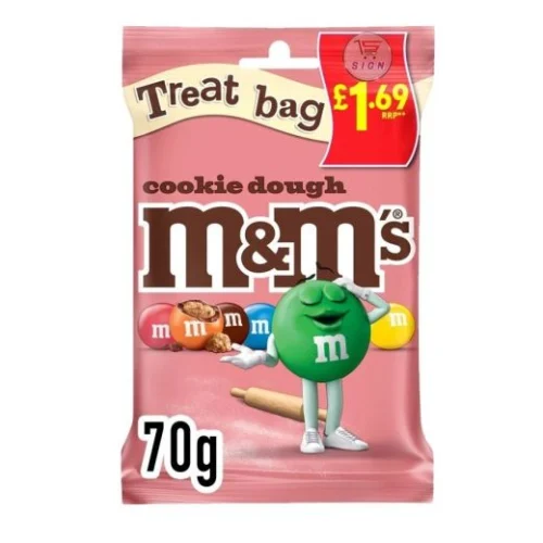 M&M Treat Bag Cookie Dough (833577) £1.69 Rrp