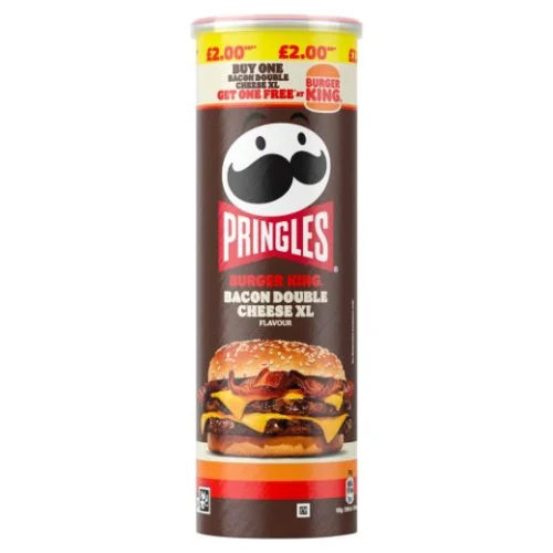 Pringles Burger King Bacon Double Chese Xl Flavour (832903) £2.00 Rrp