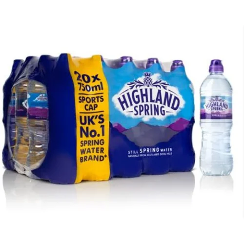 Highland Spring Water Sports Cap Bottles (420501)